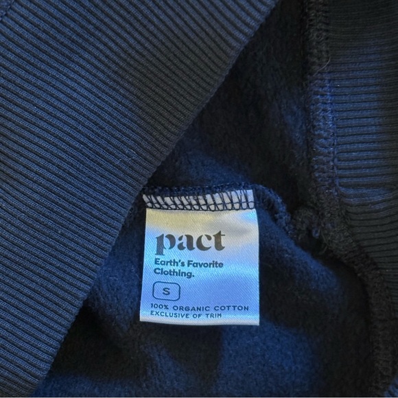 PACT Maritime Navy One For All Unisex Hoodie Size Medium Men's Women's NWOT - Picture 4 of 7